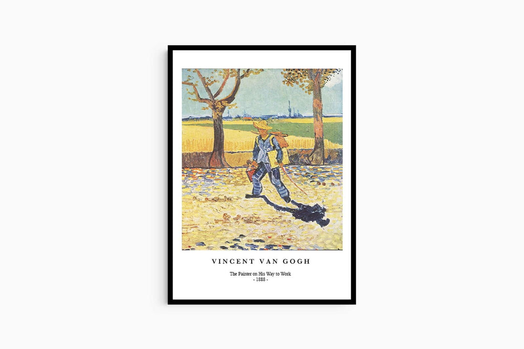 "Vincent Van Gogh - The Painter on His Way to Work Poster"