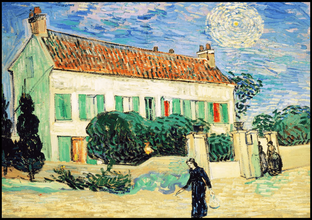 "Vincent Van Gogh - White House at Night"