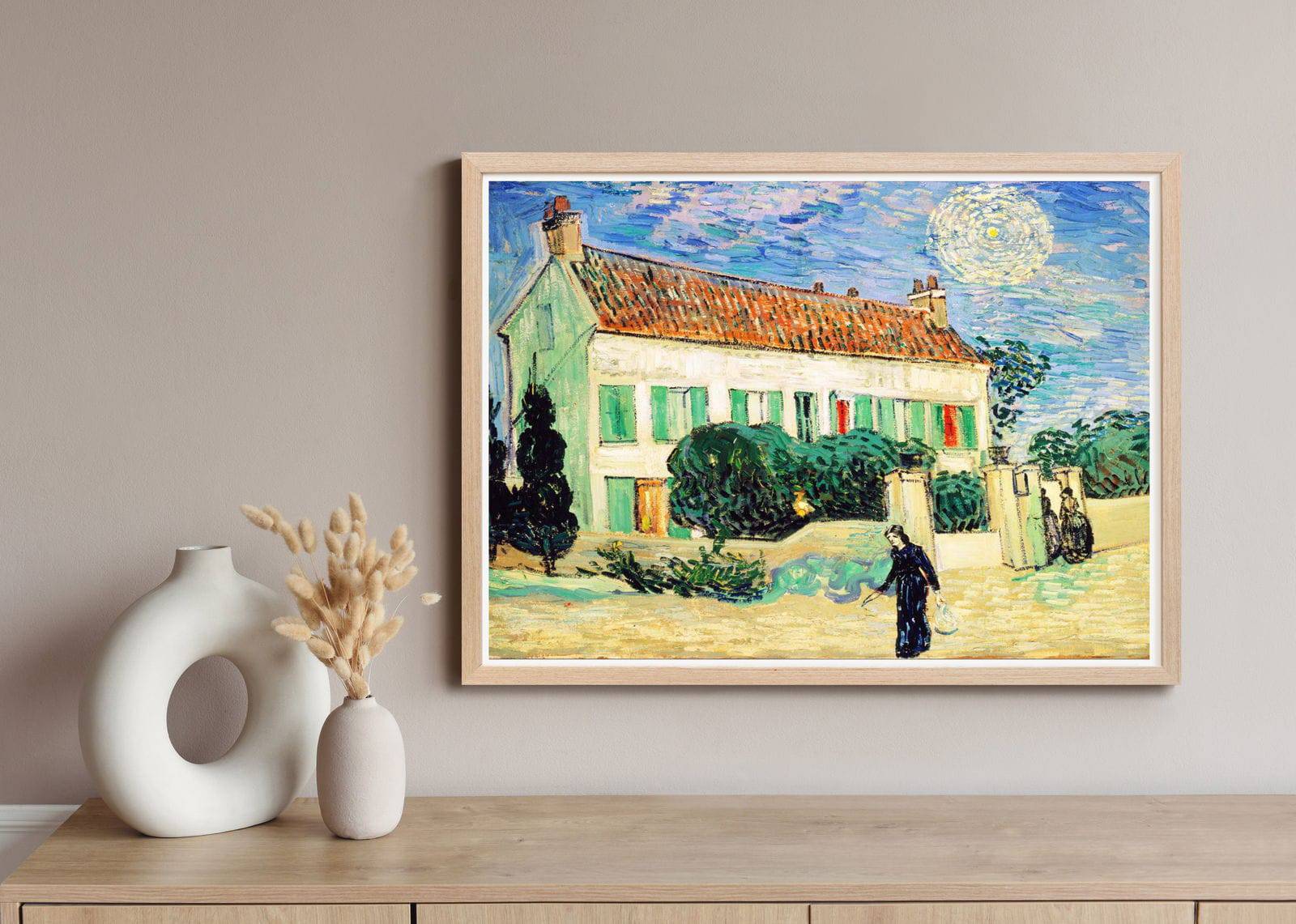 "Vincent Van Gogh - White House at Night"