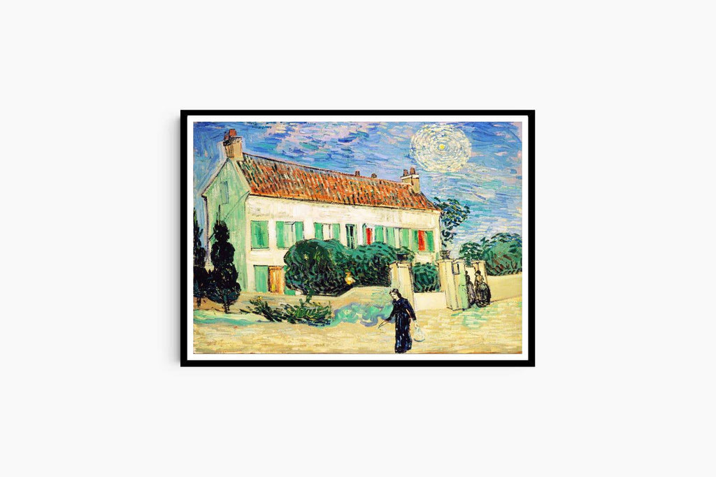 "Vincent Van Gogh - White House at Night"