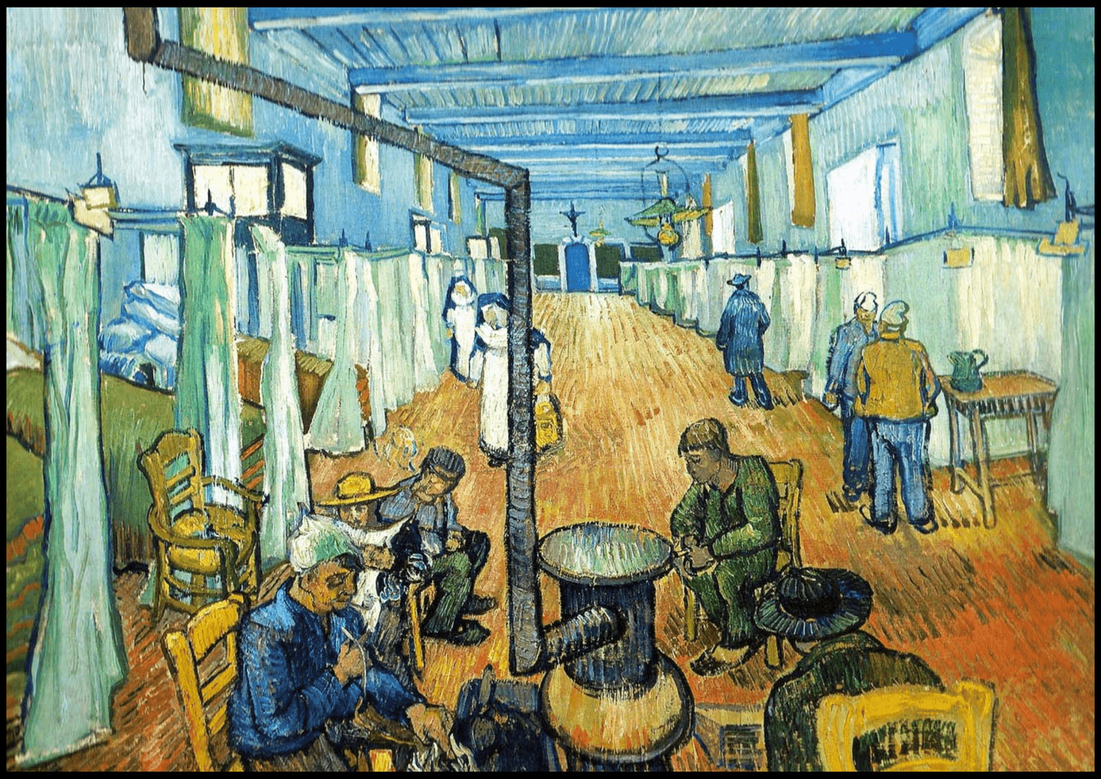 "Vincent Van Gogh - Ward in the Hospital in Arles"