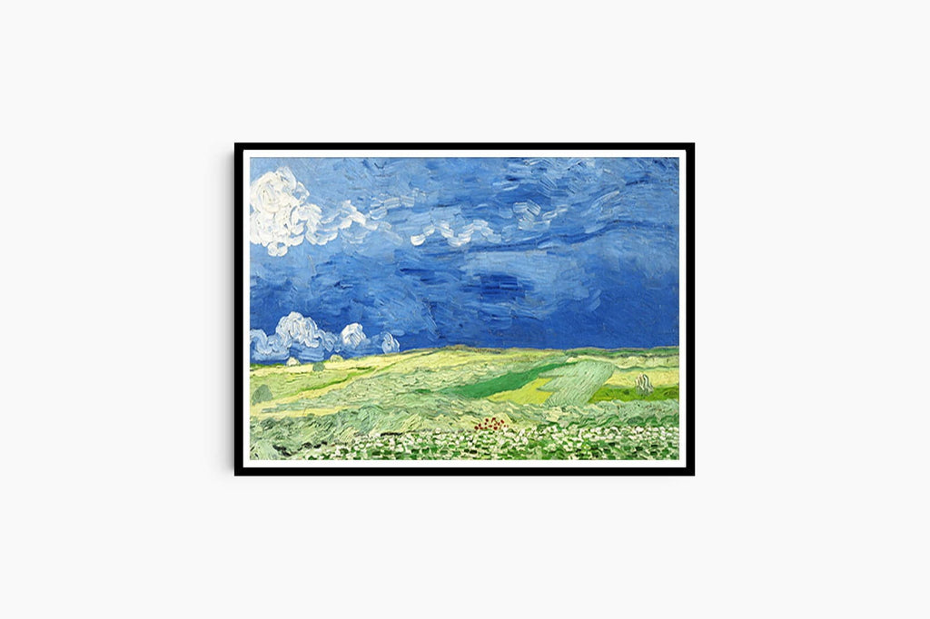 "Vincent Van Gogh - Wheatfield Under Thunderclouds"