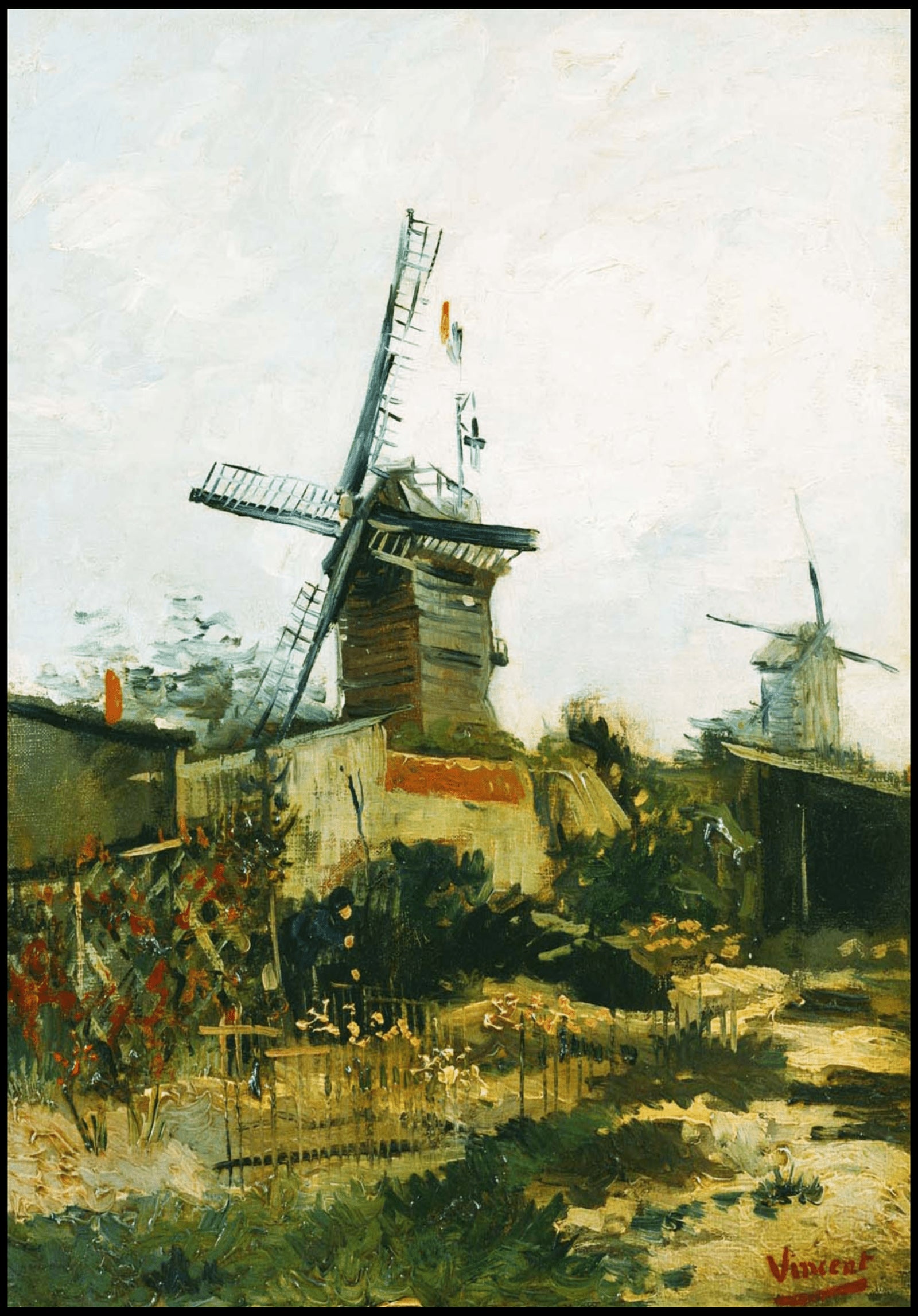"Vincent Van Gogh - Le Moulin de Blute-Fin"