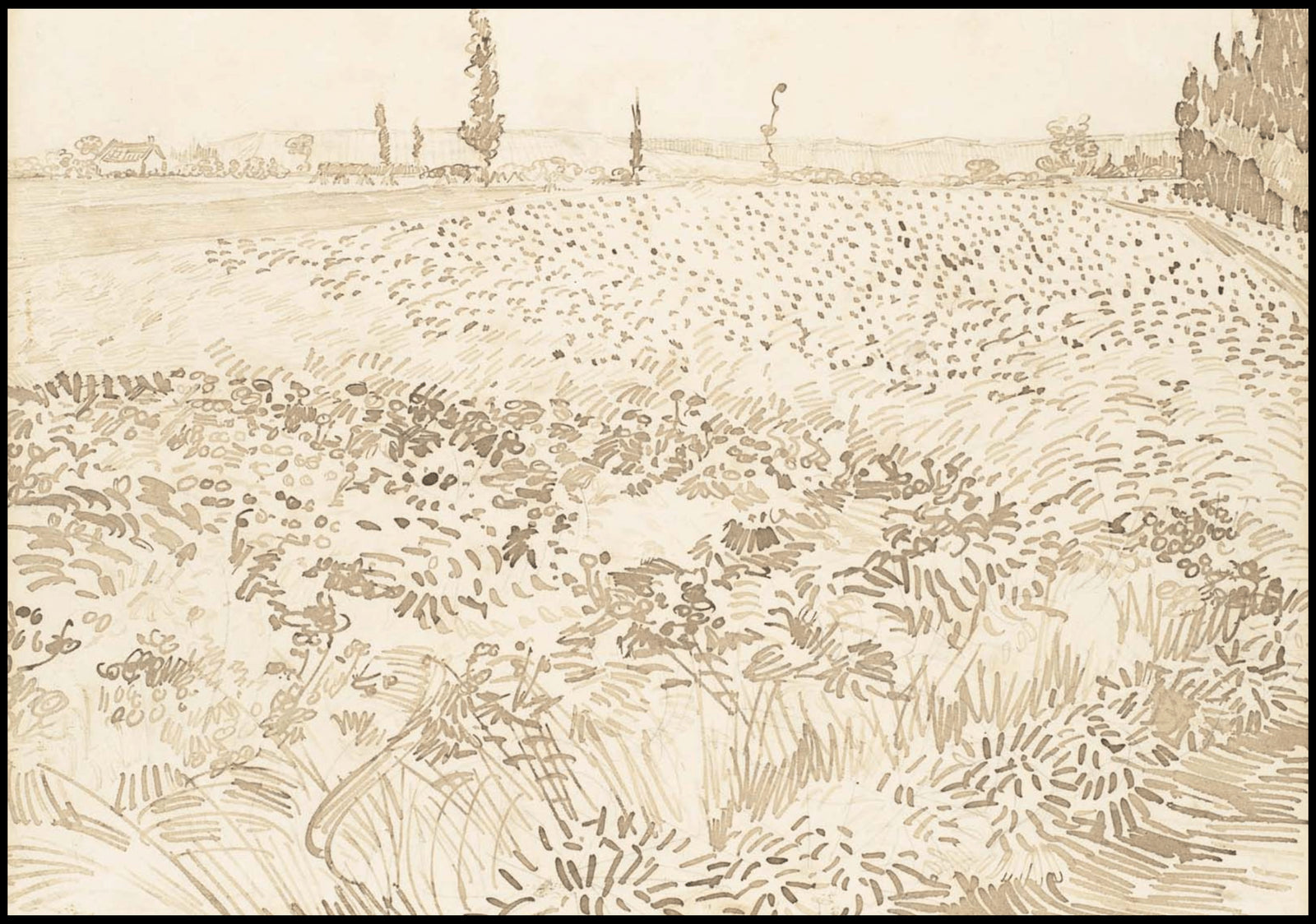 "Vincent Van Gogh - Wheat Field"