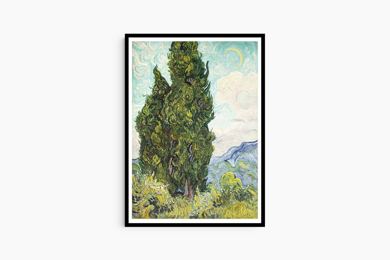 "Vincent Van Gogh - Cypresses"