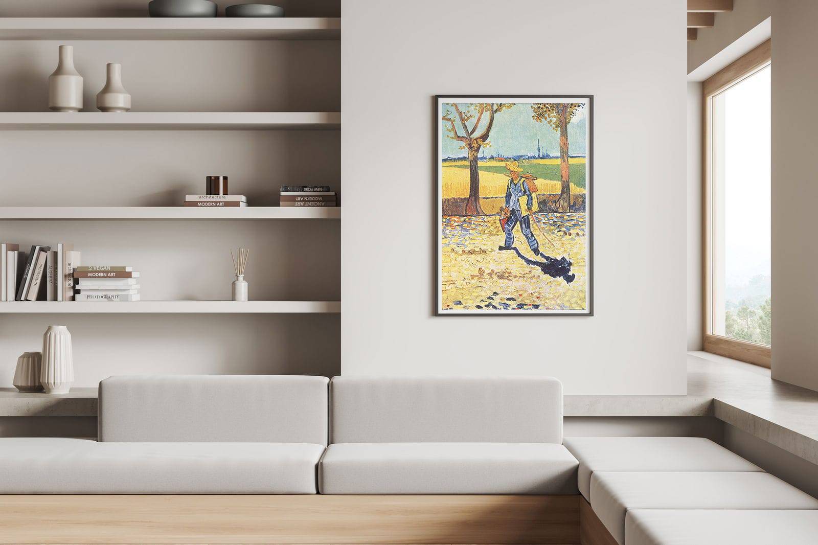 "Vincent Van Gogh - The Painter on His Way to Work"