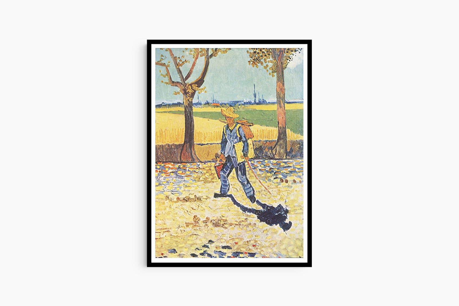 "Vincent Van Gogh - The Painter on His Way to Work"