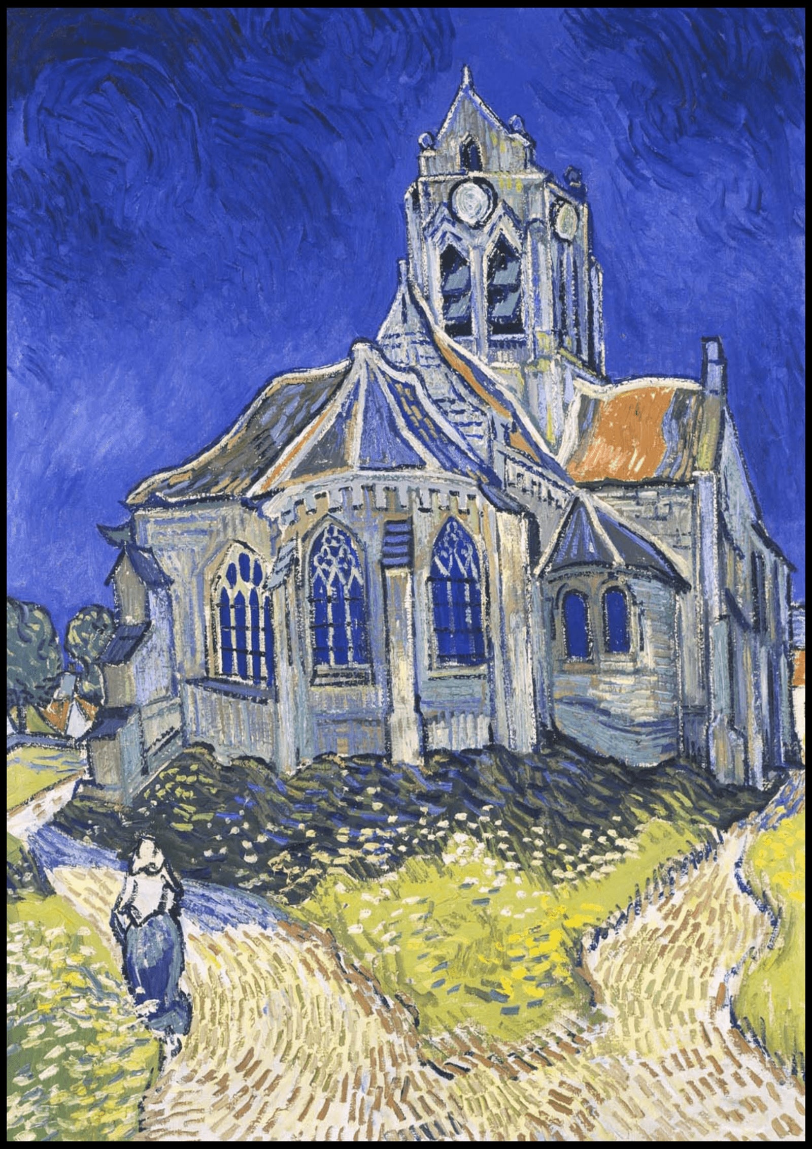 "Vincent Van Gogh - The Church at Auvers"