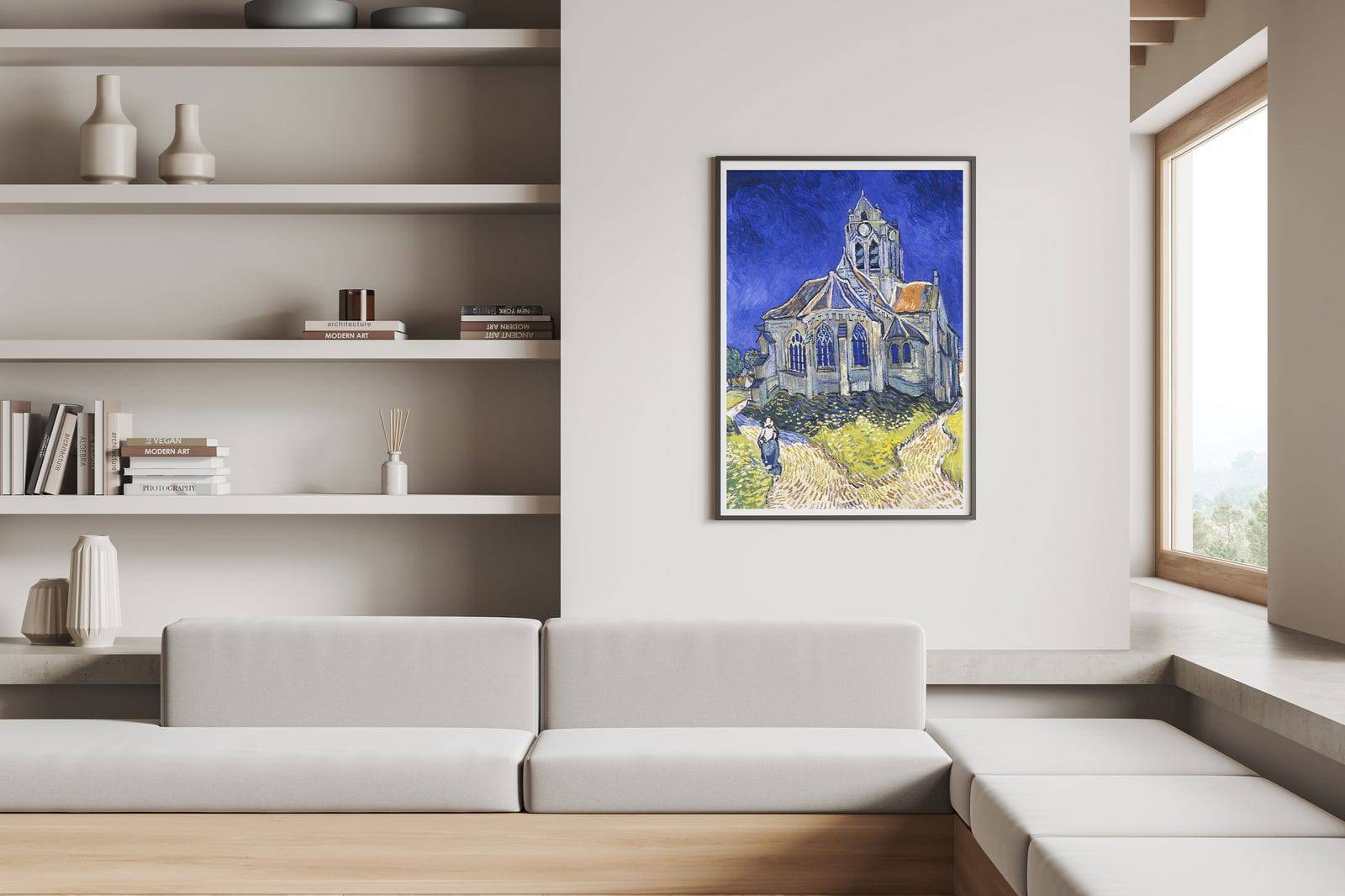 "Vincent Van Gogh - The Church at Auvers"