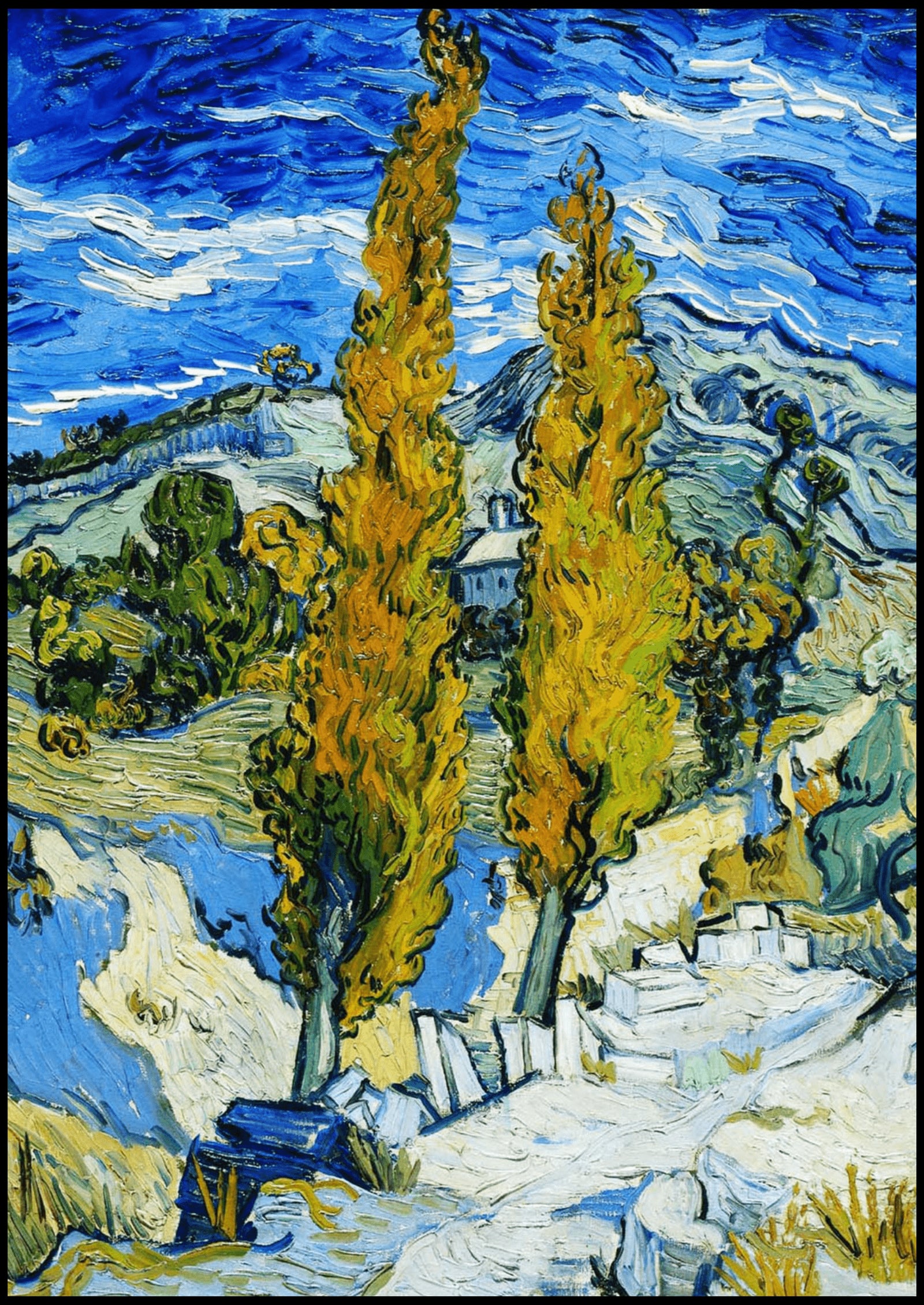"Vincent Van Gogh - The Poplars at Saint-Rémy"