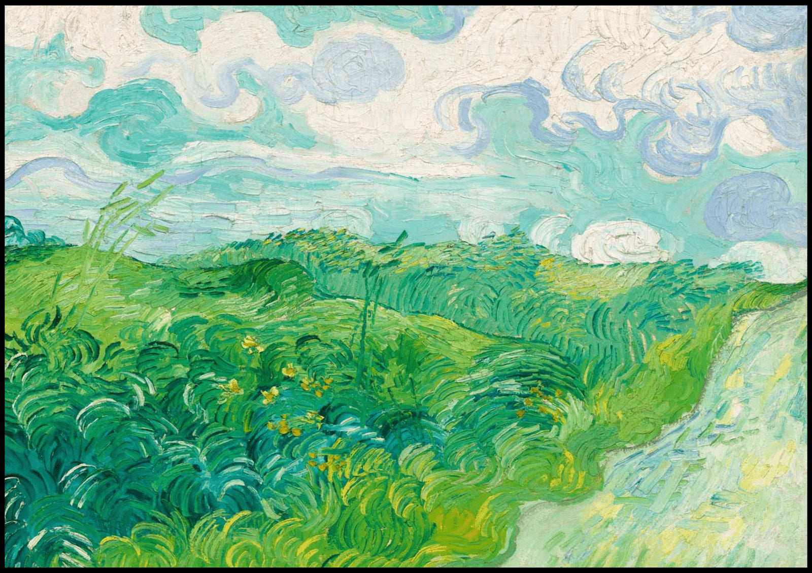 "Vincent Van Gogh - Green Wheat Fields"