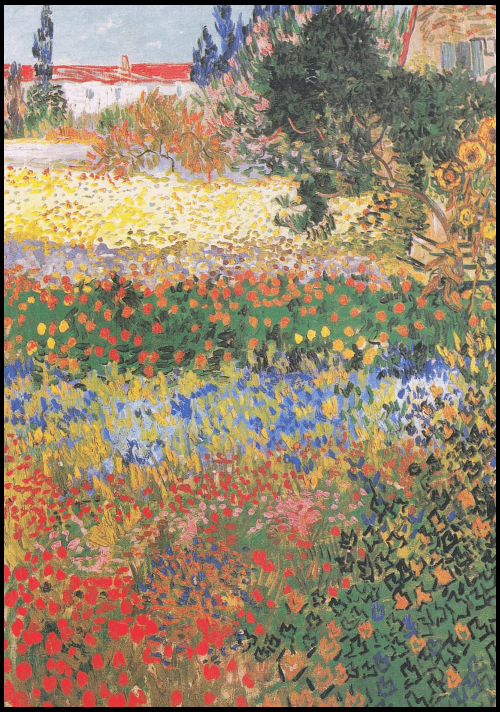 "Vincent Van Gogh - Flowering Garden"