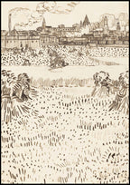 "Vincent Van Gogh - Arles 'View from the Wheat Fields'"