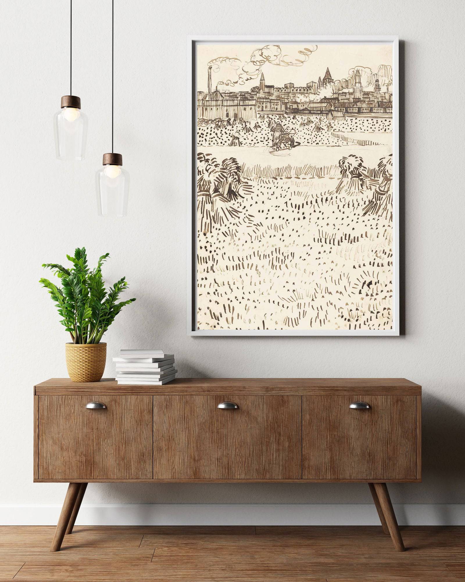 "Vincent Van Gogh - Arles 'View from the Wheat Fields'"