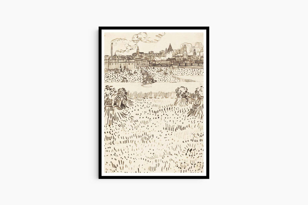 "Vincent Van Gogh - Arles 'View from the Wheat Fields'"