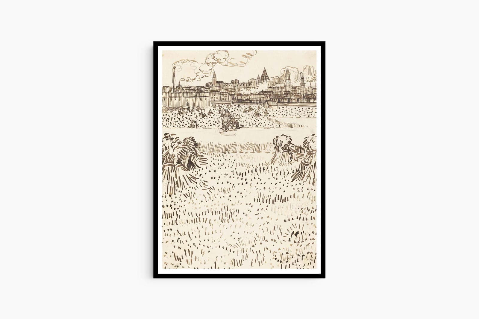 "Vincent Van Gogh - Arles 'View from the Wheat Fields'"