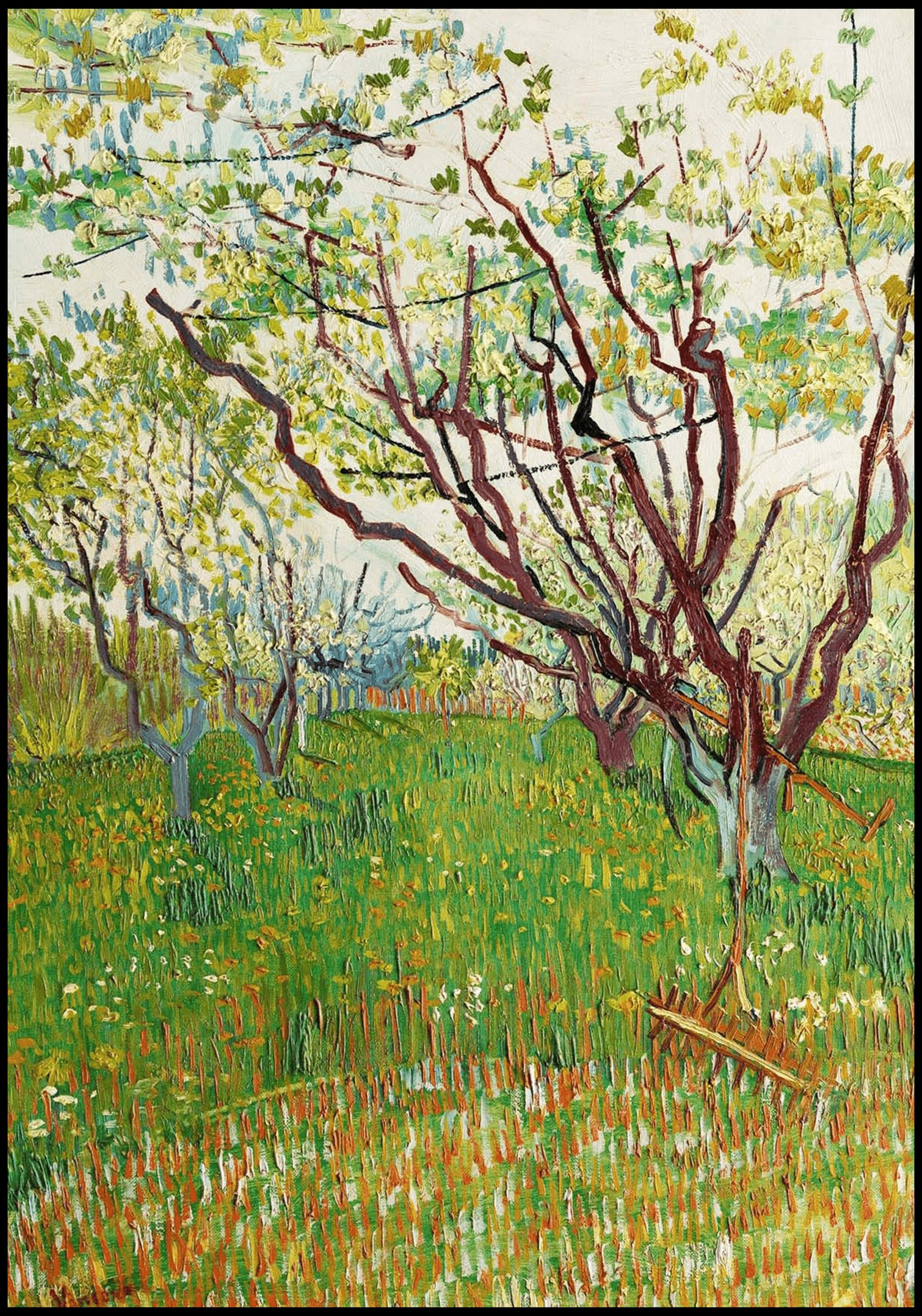 "Vincent Van Gogh - The Flowering Orchard"