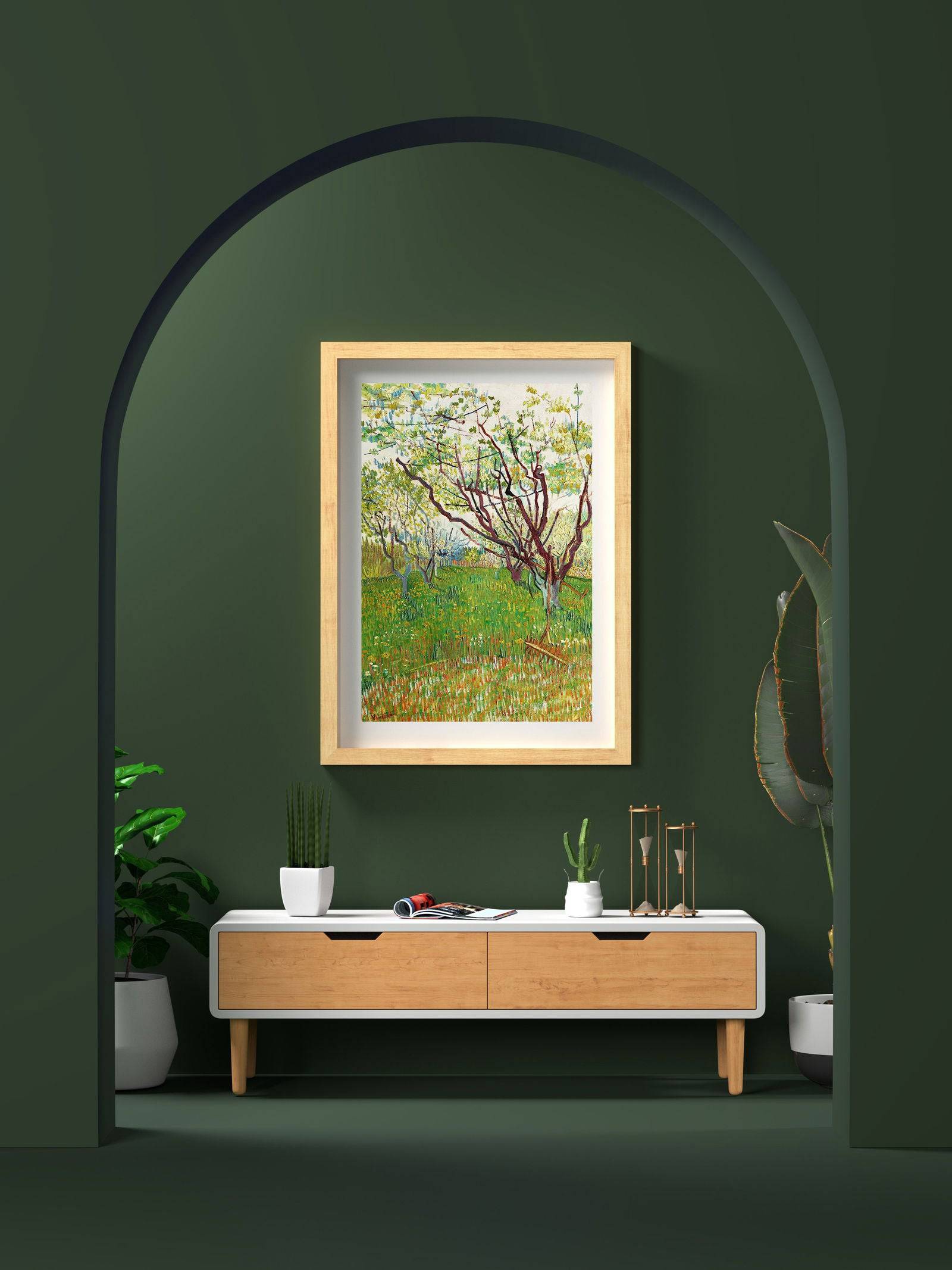 "Vincent Van Gogh - The Flowering Orchard"