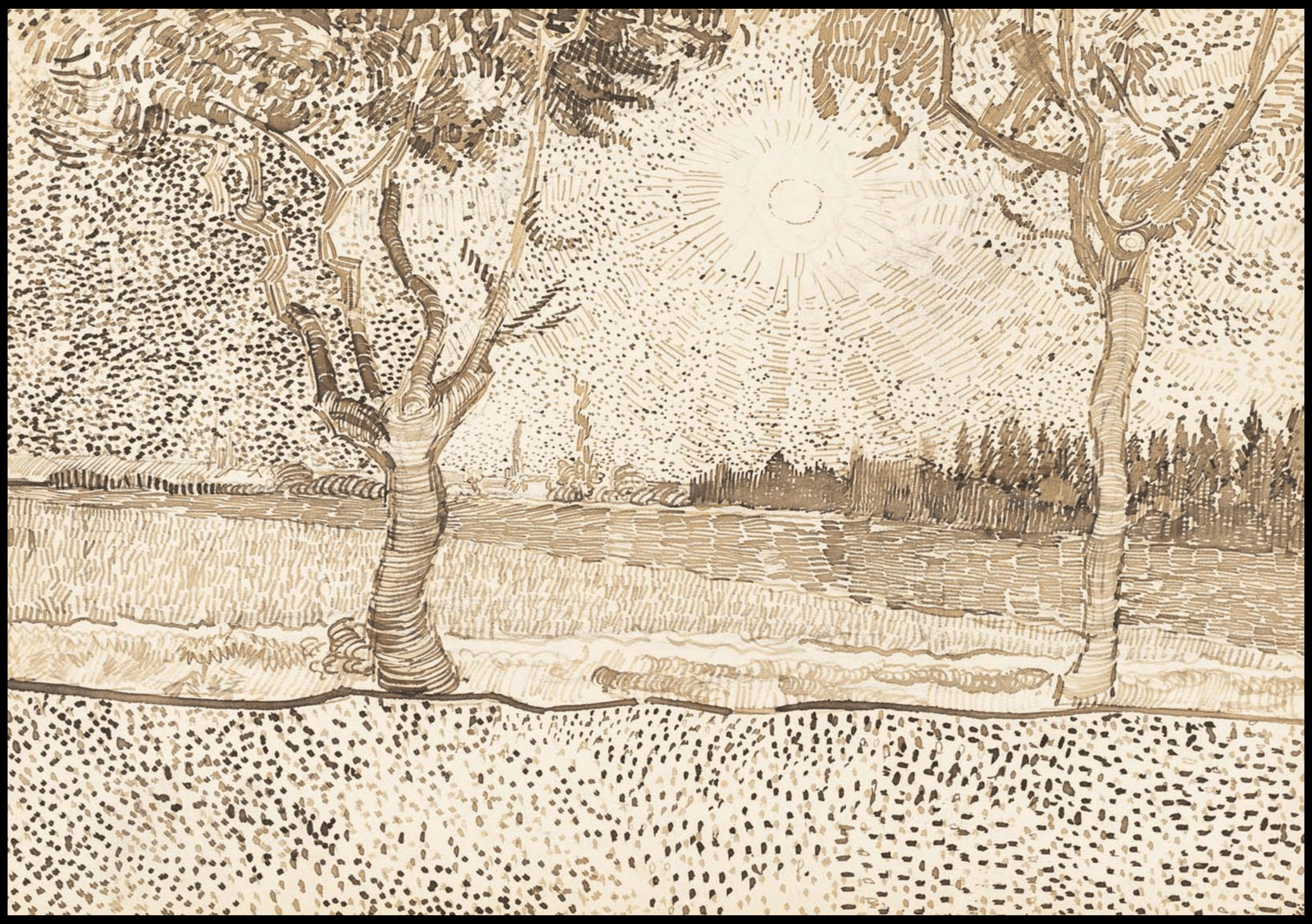 "Vincent Van Gogh - The Road to Tarascon"