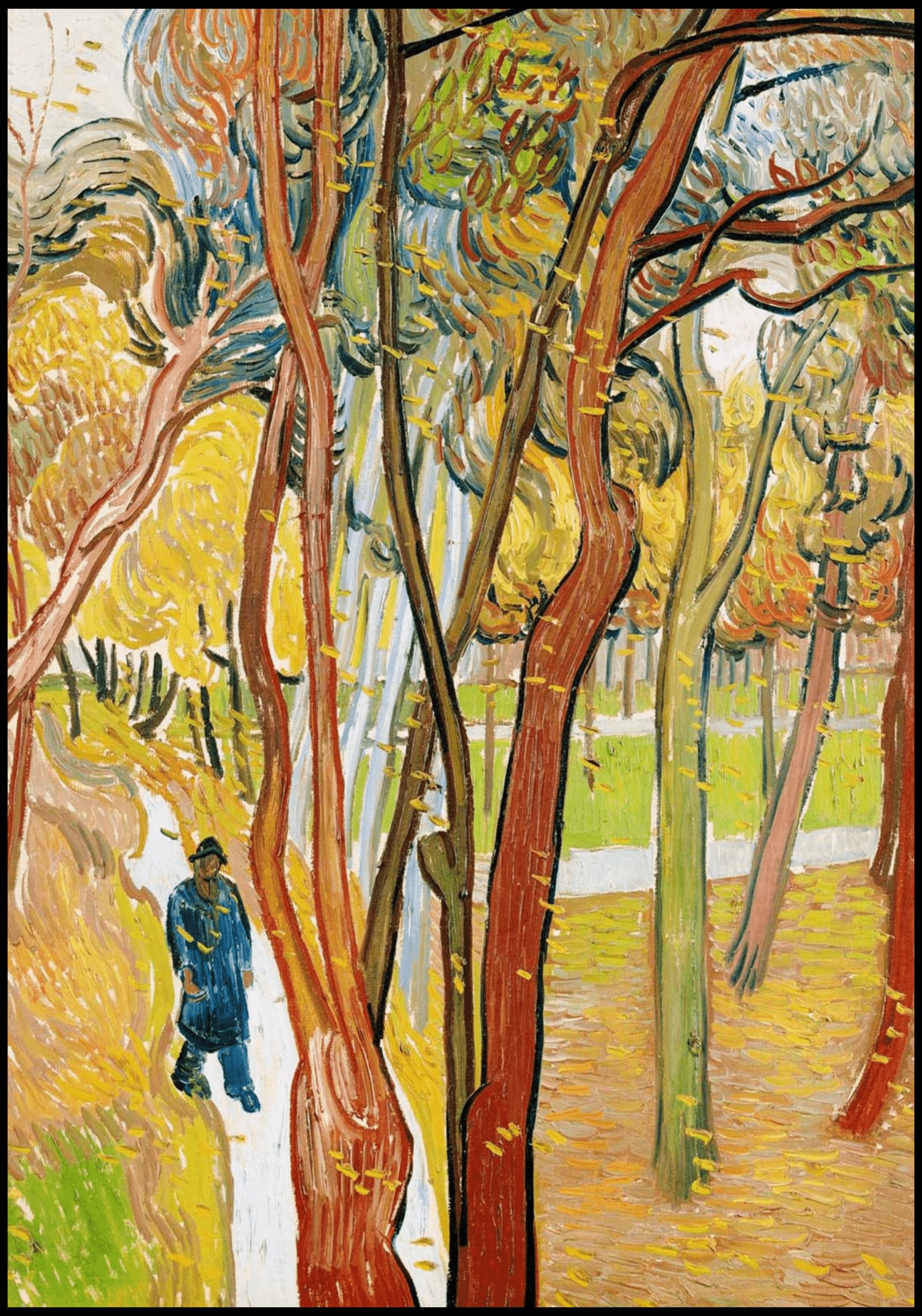 "Vincent Van Gogh - The Garden of Saint Paul's Hospital"