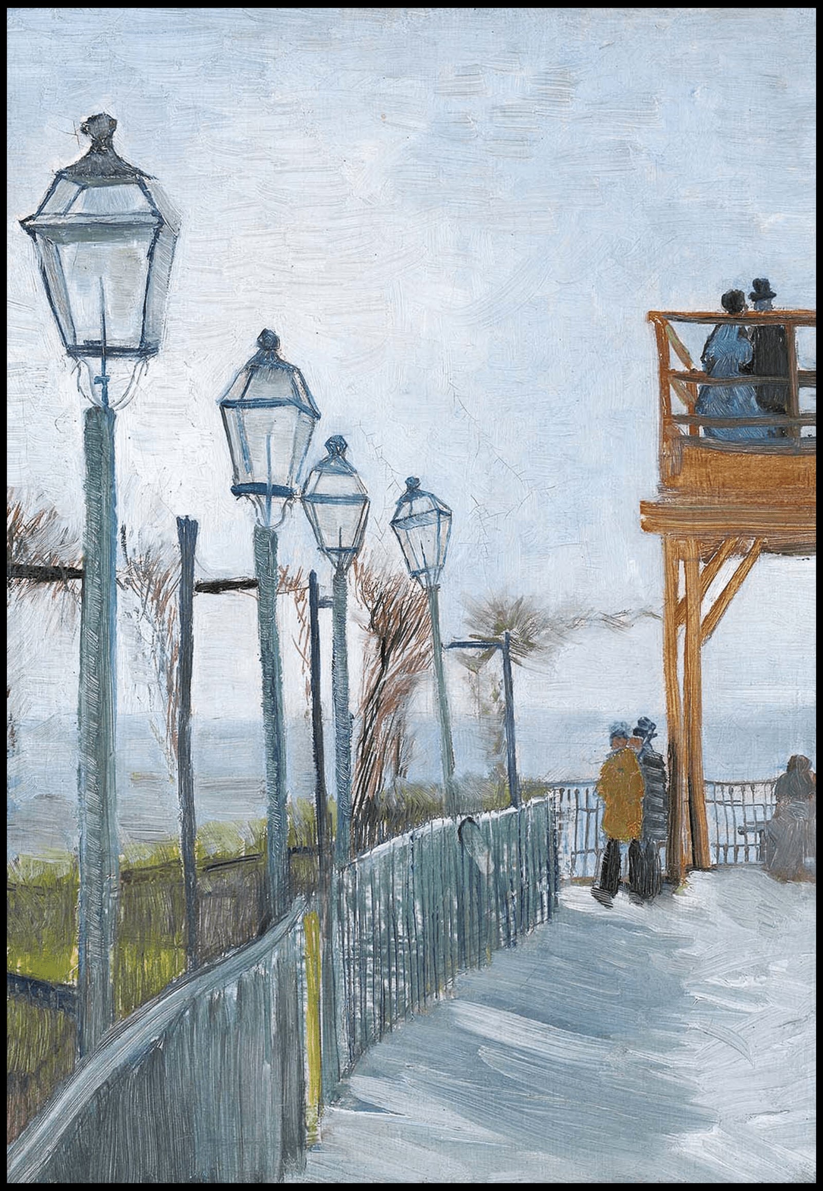 "Vincent Van Gogh - Terrace and Observation"