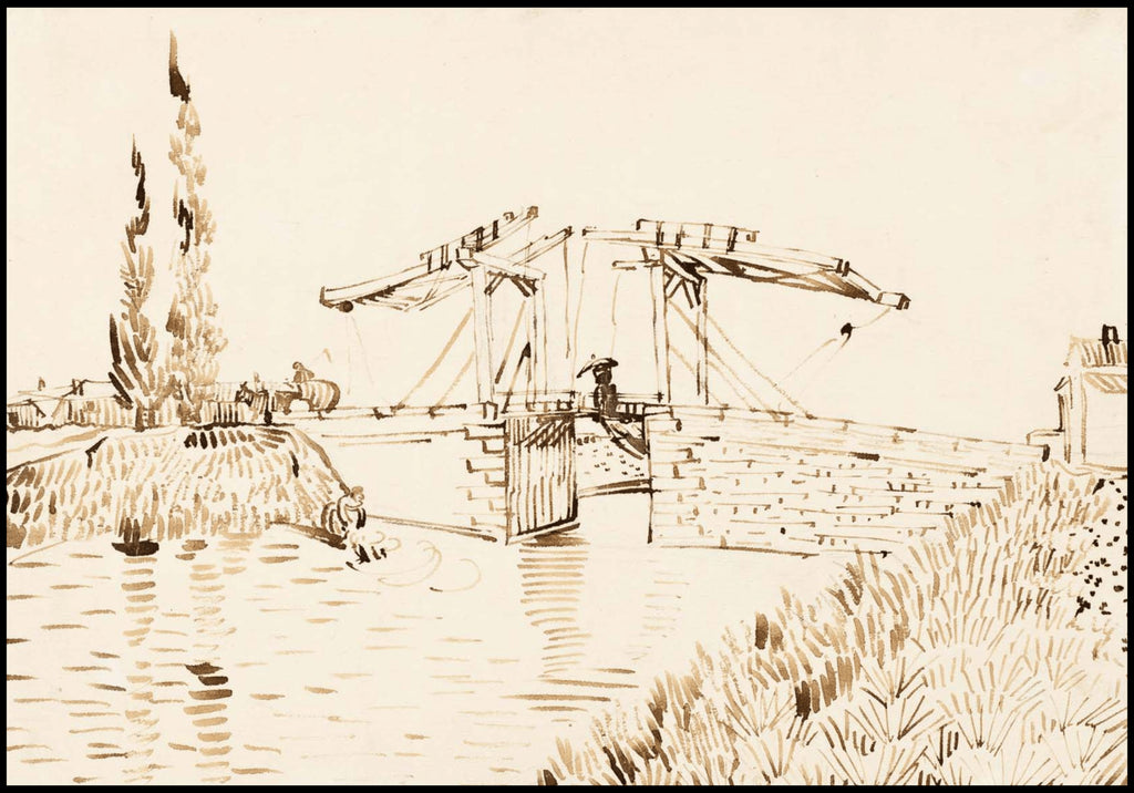 "Vincent Van Gogh - The Langlois Bridge"