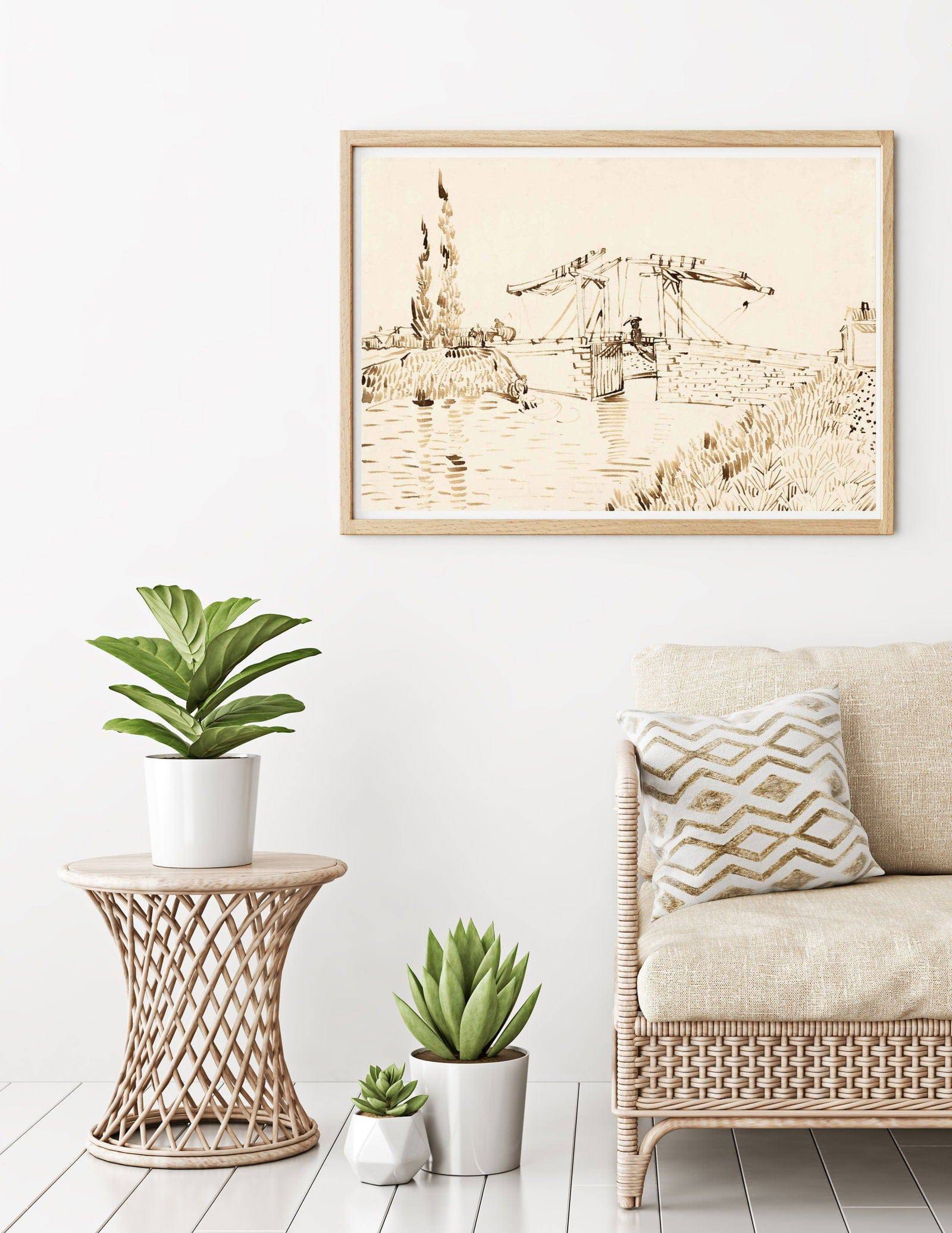 "Vincent Van Gogh - The Langlois Bridge"