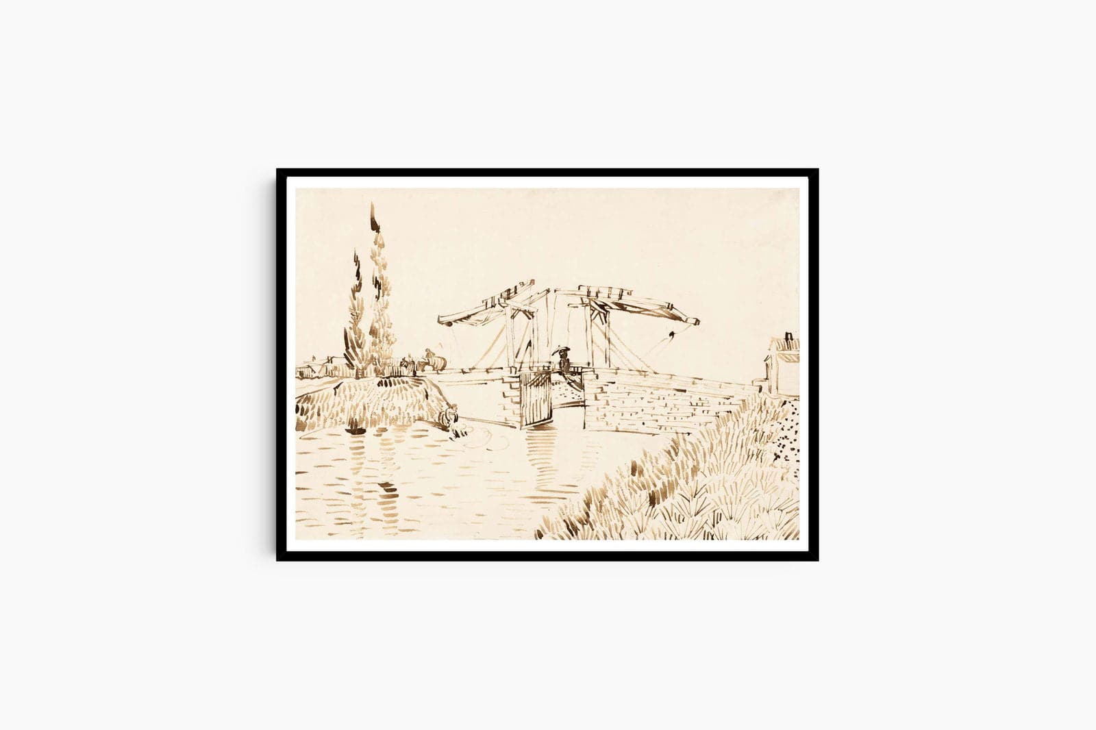 "Vincent Van Gogh - The Langlois Bridge"