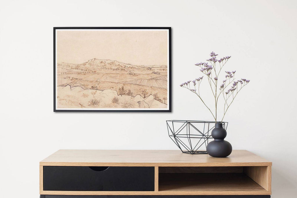 "Vincent Van Gogh - The Plain of La Crau"