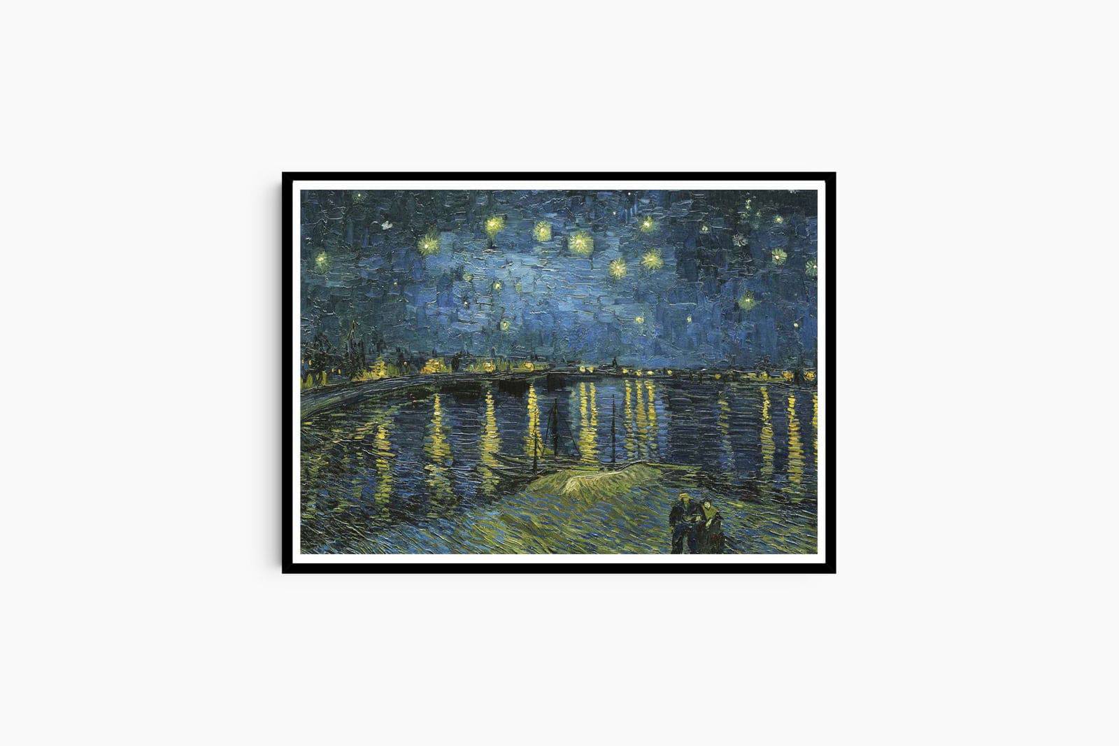 "Vincent Van Gogh - Starry Night Over the Rhône"