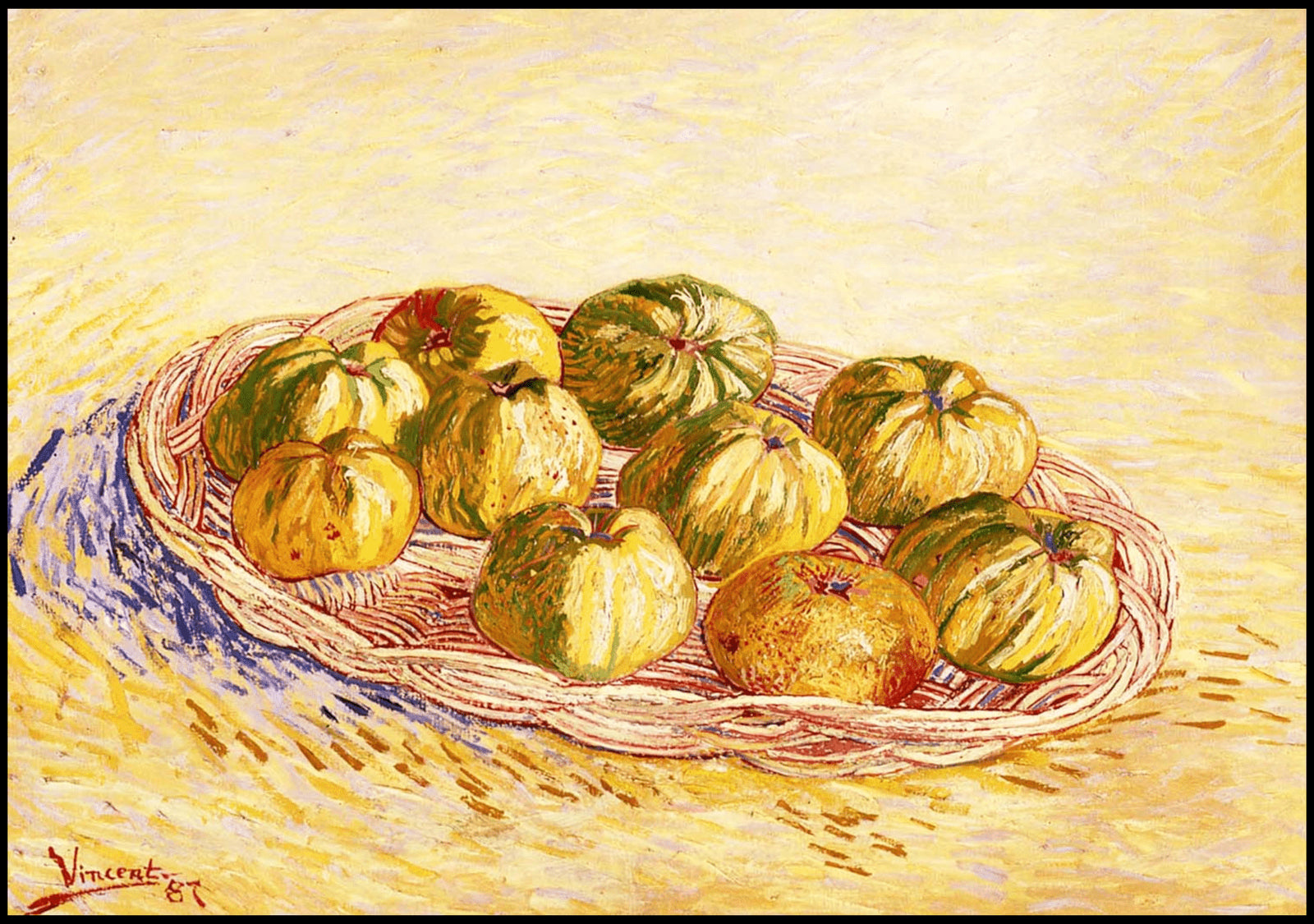 "Vincent Van Gogh - Basket of Apples"