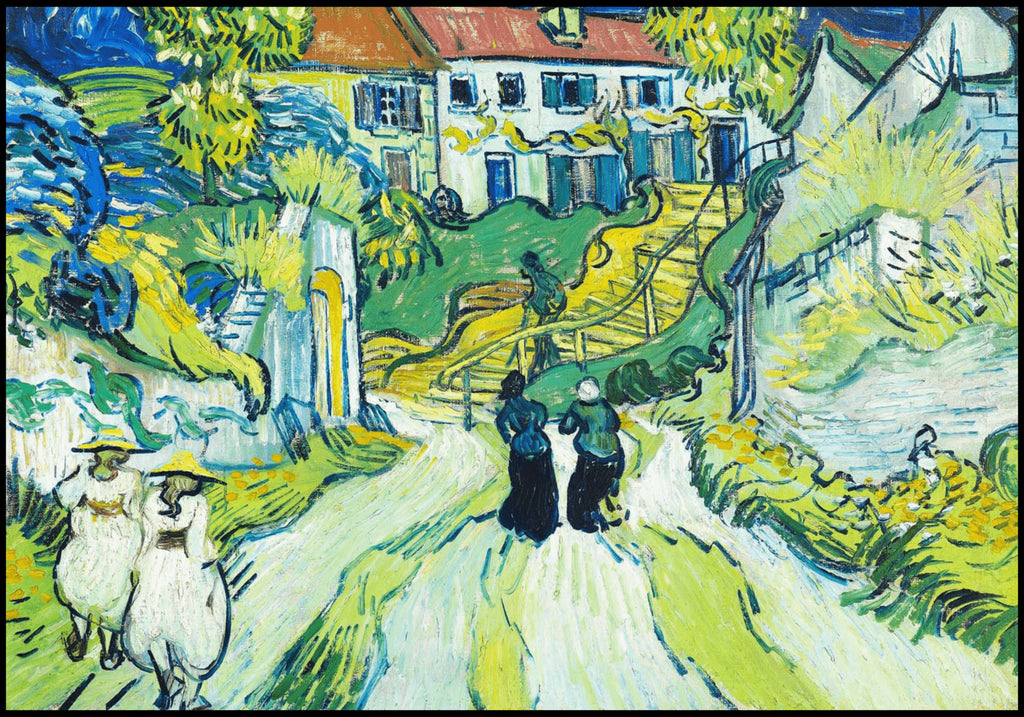 "Stairway at Auvers - Vincent Van Gogh"