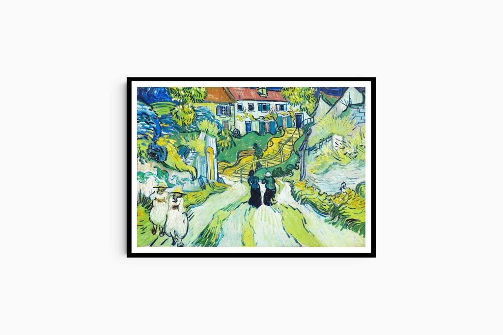 "Stairway at Auvers - Vincent Van Gogh"