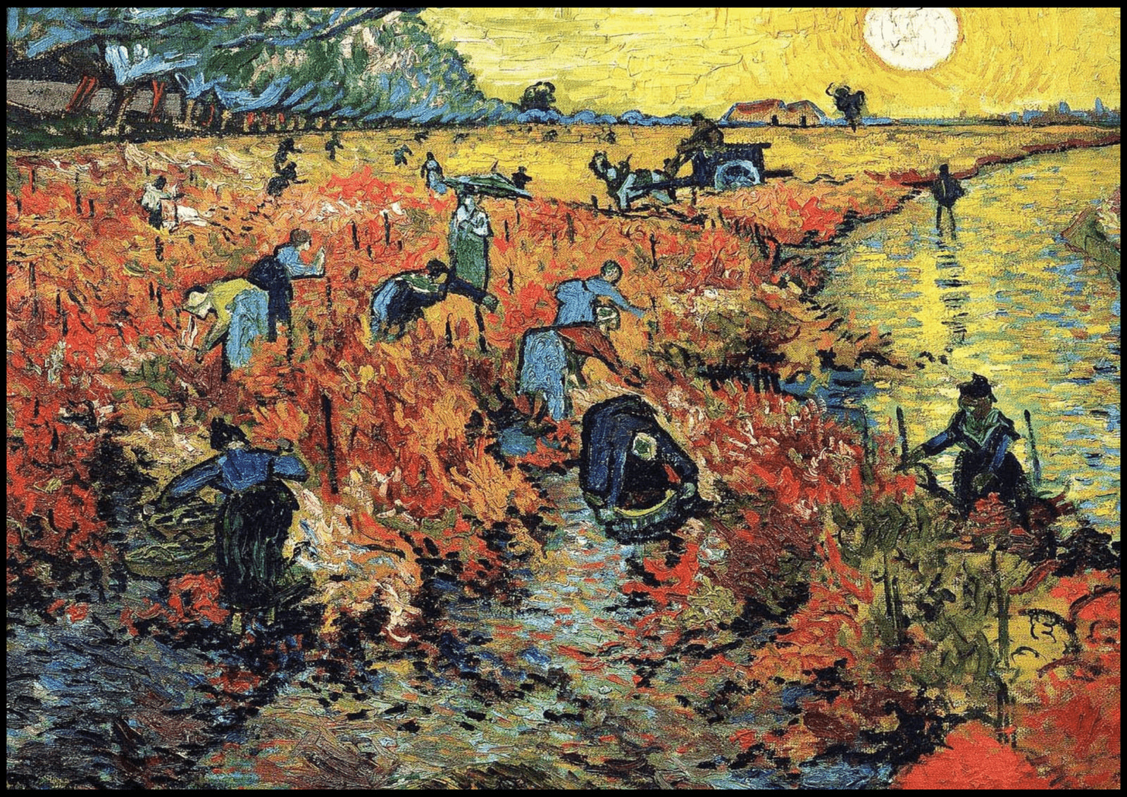 "Vincent Van Gogh - Red Vineyards"