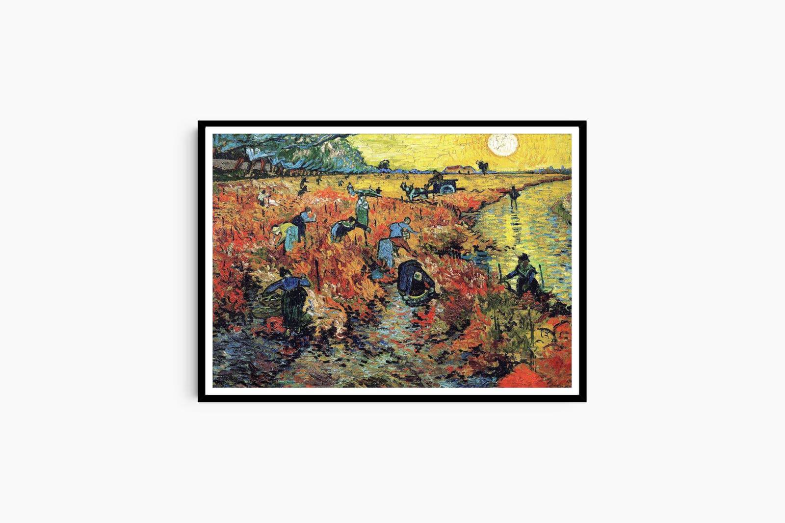 "Vincent Van Gogh - Red Vineyards"