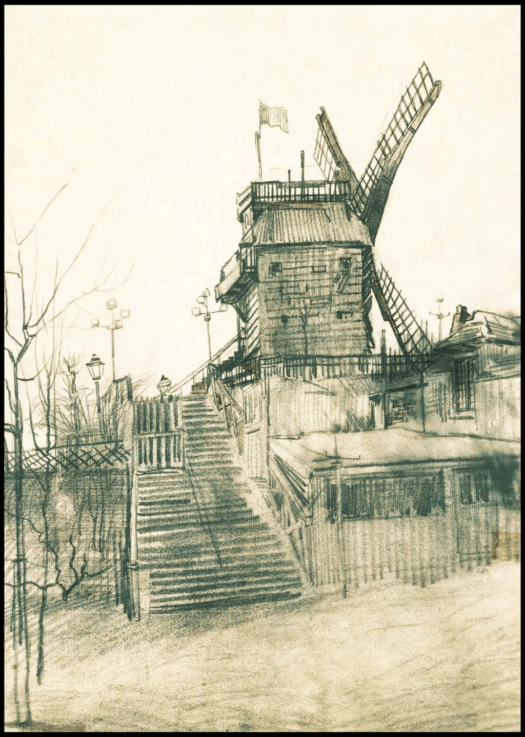 "Vincent Van Gogh - Moulin de la Galette"