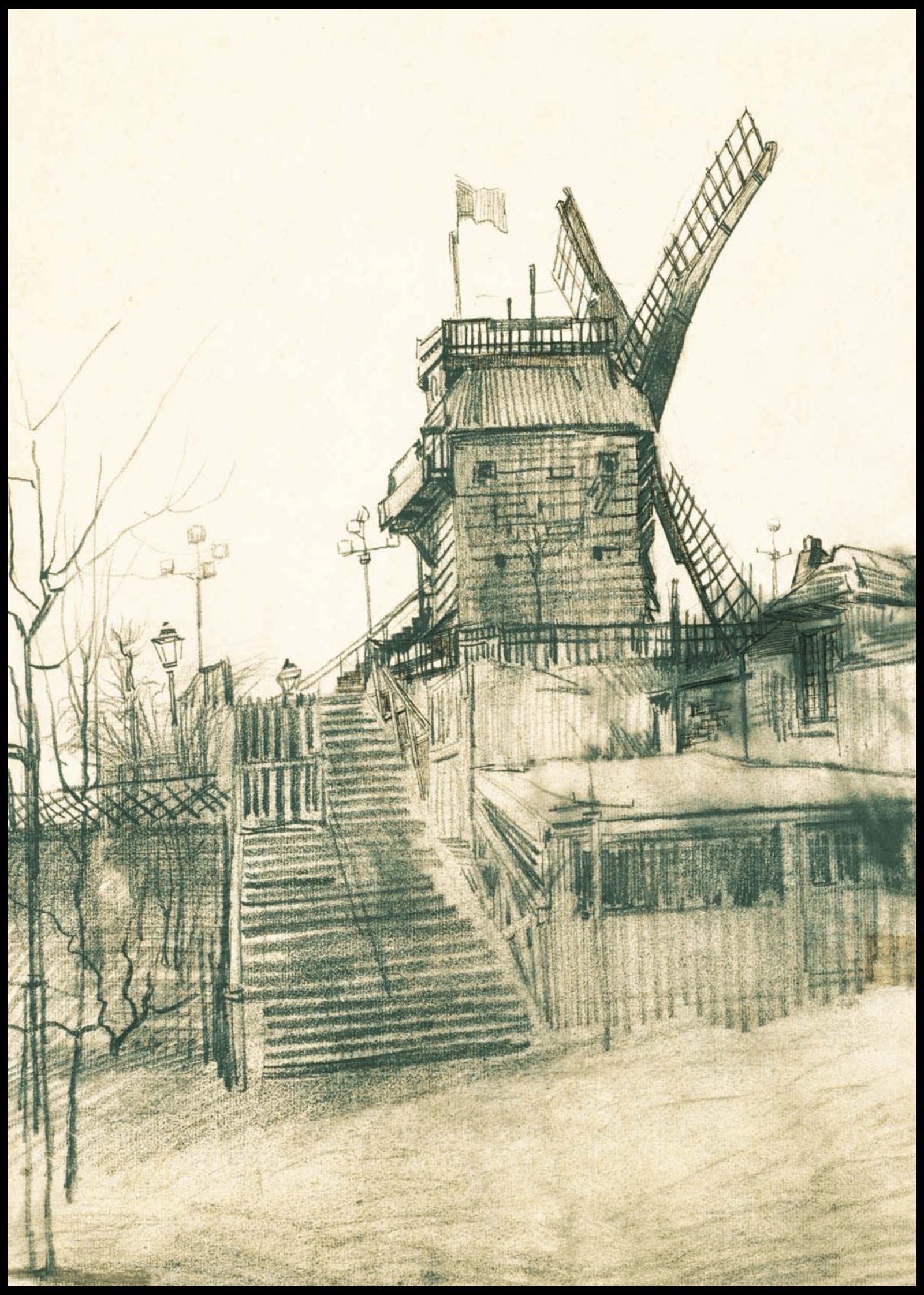 "Vincent Van Gogh - Moulin de la Galette"