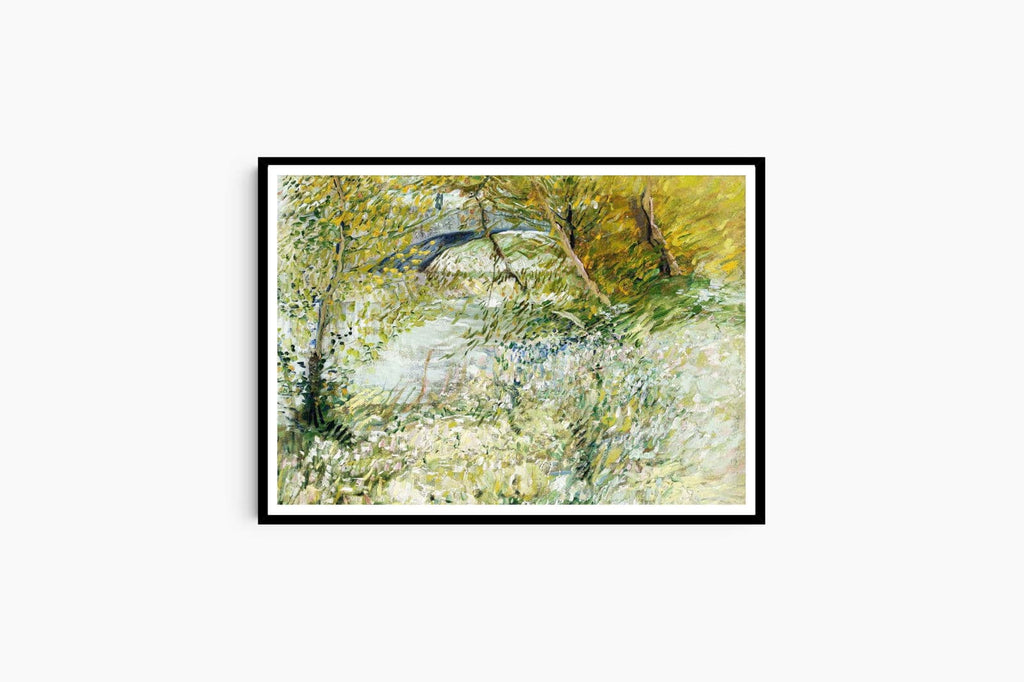 "Vincent Van Gogh - River Bank in Springtime"