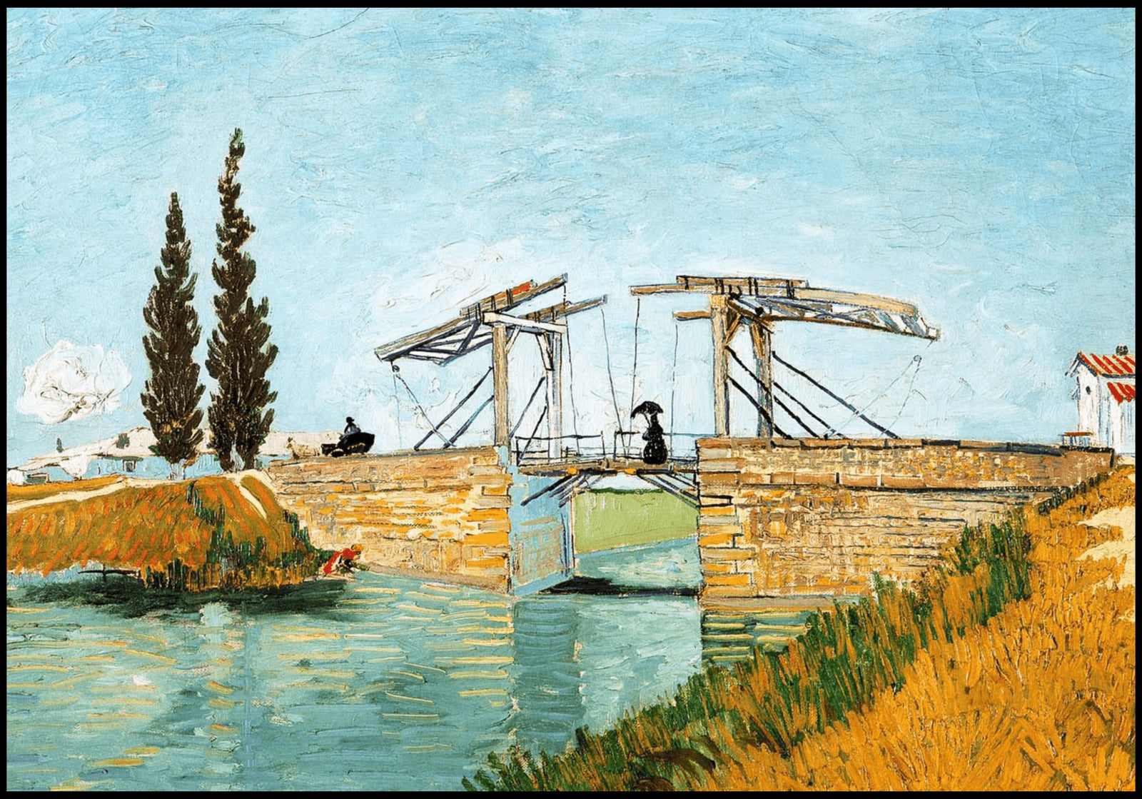 "Vincent Van Gogh - Langlois Bridge at Arles"