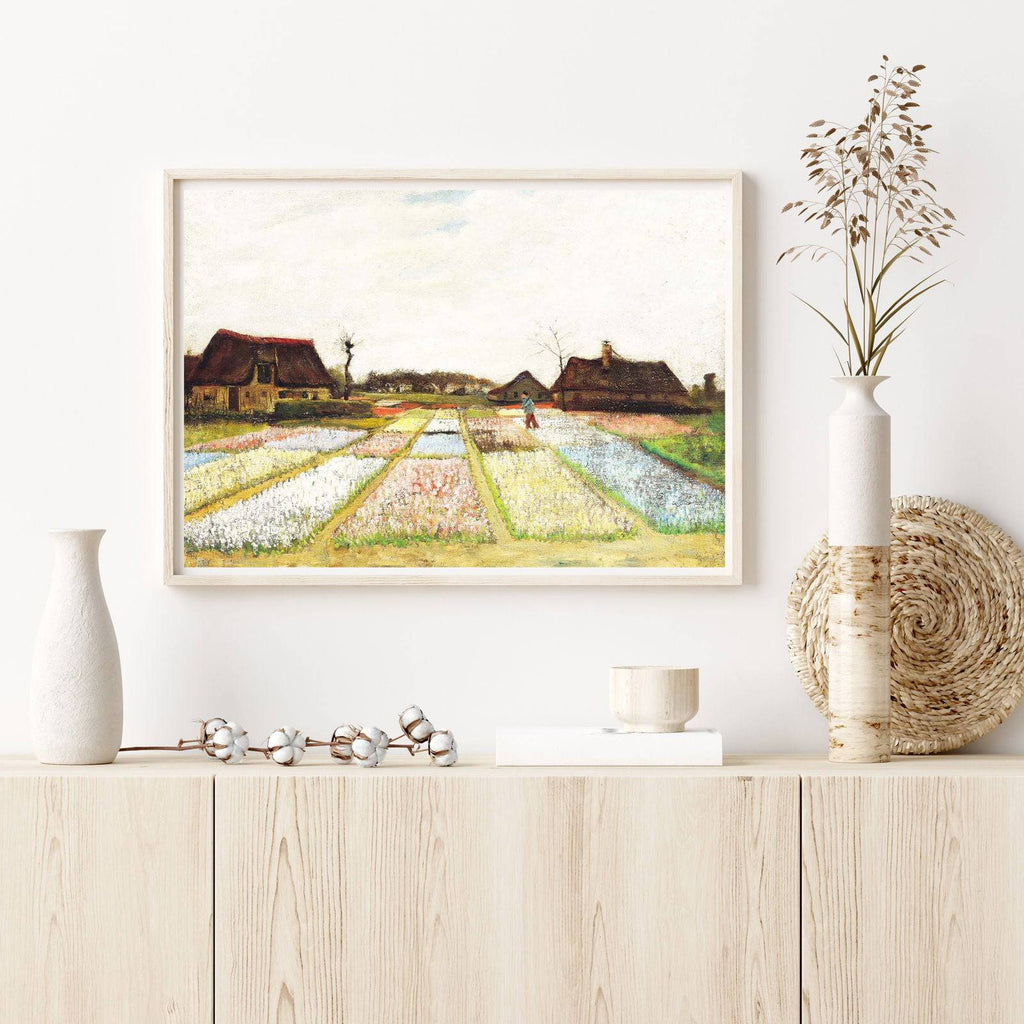 "Vincent Van Gogh - Flower Beds in Autumn"