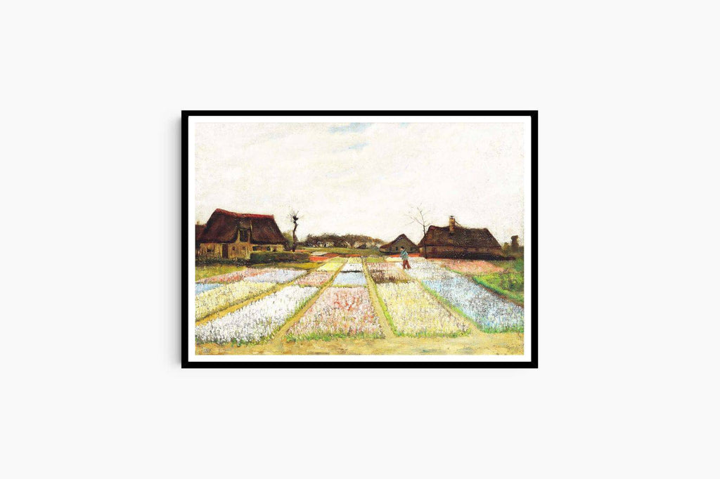 "Vincent Van Gogh - Flower Beds in Autumn"