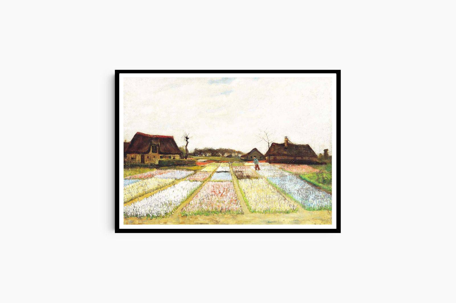 "Vincent Van Gogh - Flower Beds in Autumn"