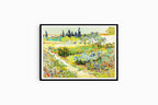 "Vincent Van Gogh - Garden at Arles"