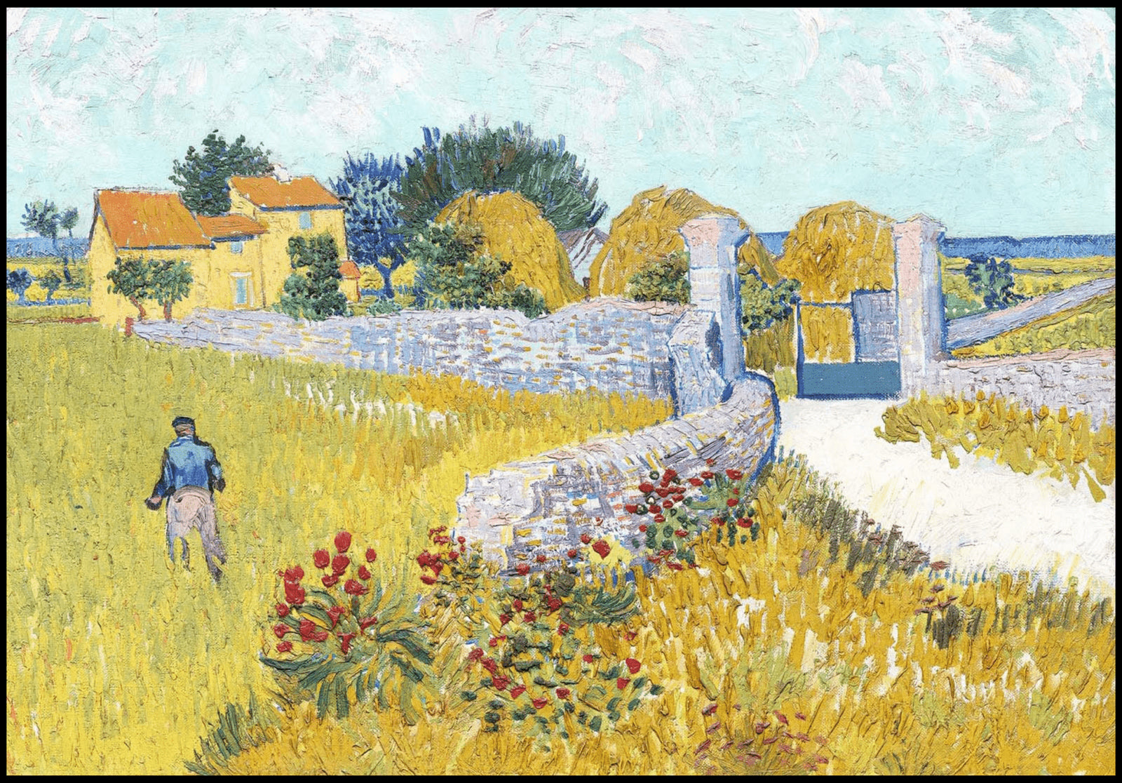 "Vincent Van Gogh - Farmhouse in Provence"