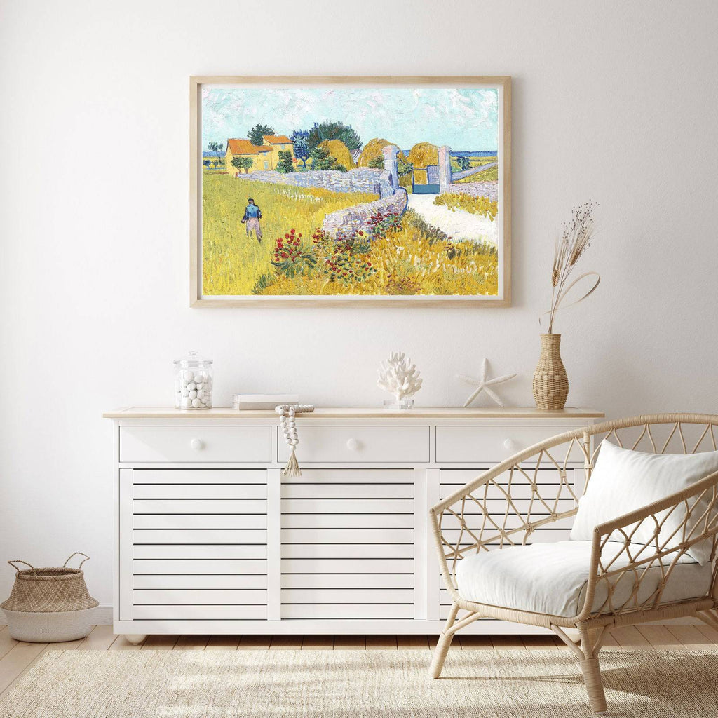 "Vincent Van Gogh - Farmhouse in Provence"