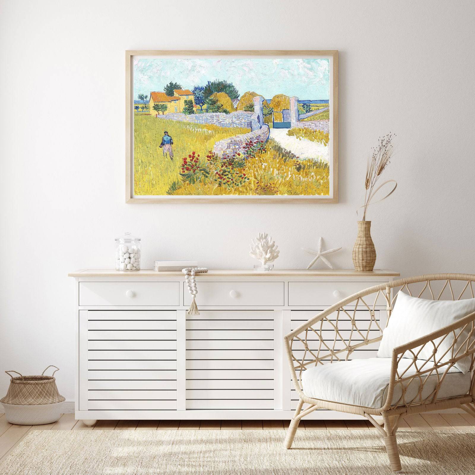 "Vincent Van Gogh - Farmhouse in Provence"