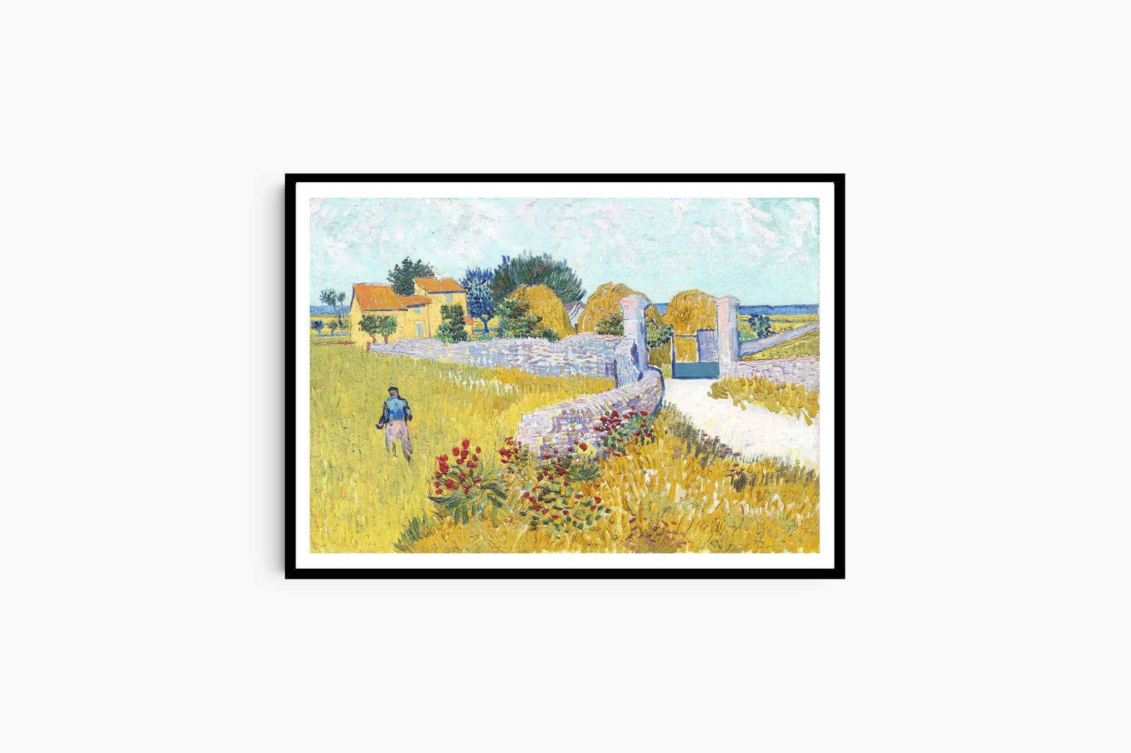 "Vincent Van Gogh - Farmhouse in Provence"