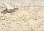 "Vincent Van Gogh - Boats at Saintes-Maries"