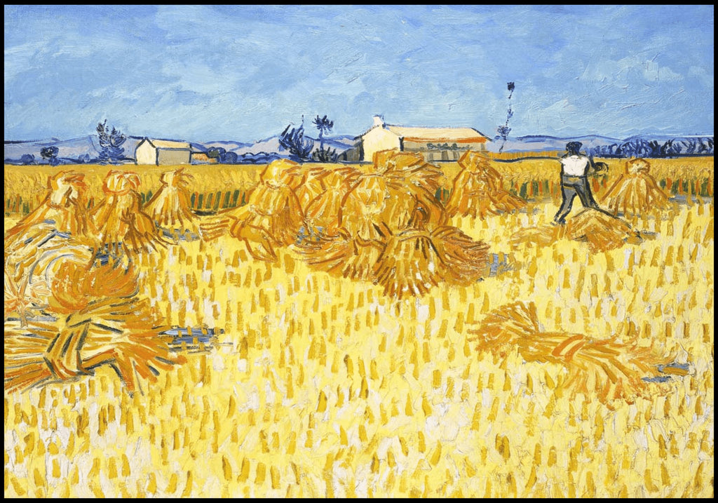 "Vincent Van Gogh - Corn Harvest in Provence"