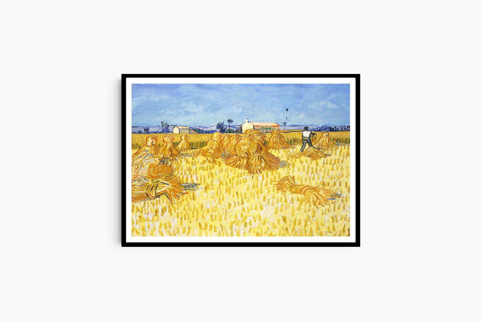 "Vincent Van Gogh - Corn Harvest in Provence"